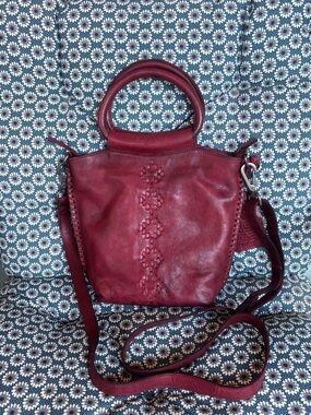Latico Milano Crossbody in Oxblood